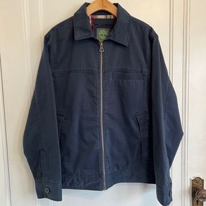 Men's TIMBERLAND Brookfield Mountain Cotton Twill Navy Blue Size M